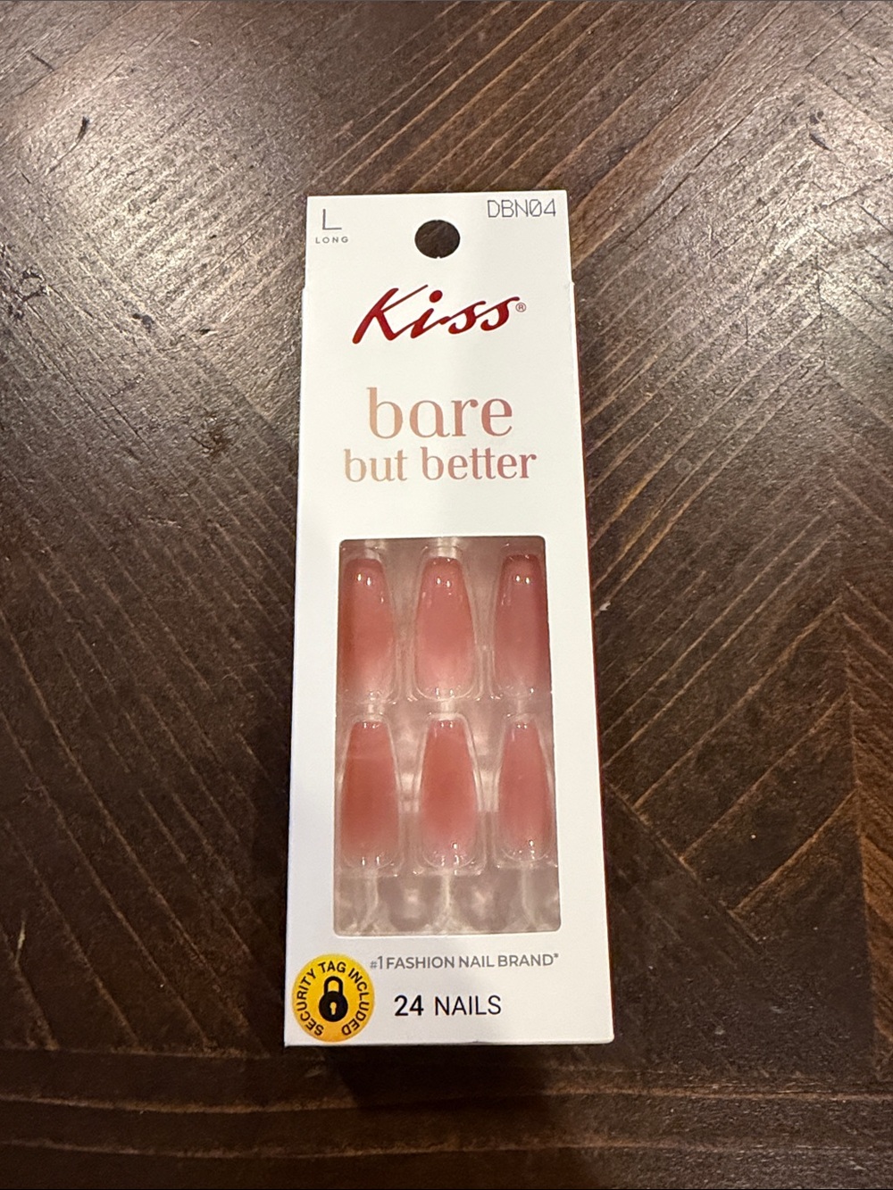 Kiss Bare But Better Press-On Nails - Sheer Nude Pink